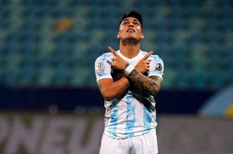 世预赛-劳塔罗传射梅西遭恶意侵犯 阿根廷3-1