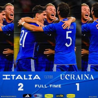 欧预赛-意大利2-1乌克兰升至C组第二 弗拉特西双响，后卫互送大礼